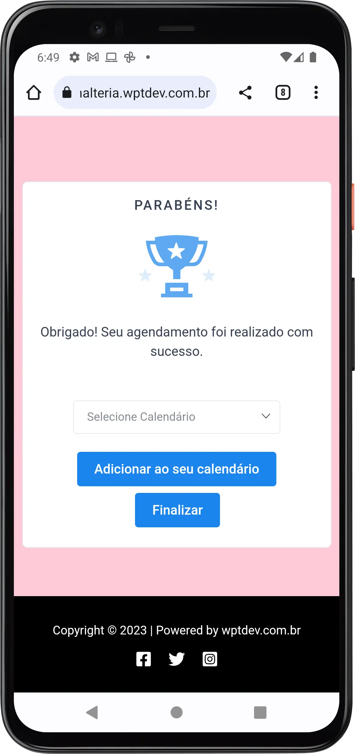 Calendário digital Planejador virtual Gerenciador de compromissos online Organizador de tarefas online Programa de agendamento virtual Plataforma de calendário compartilhado Sistema de agenda eletrônica Aplicativo de agendamento online Ferramenta de gestão de tempo virtual Diário eletrônico de compromissos